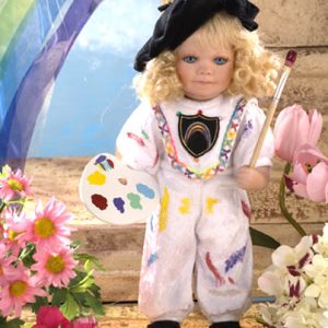 Kalliope Keeper of the Rainbow 11″  by Linda Steele. Never Removed from Box
