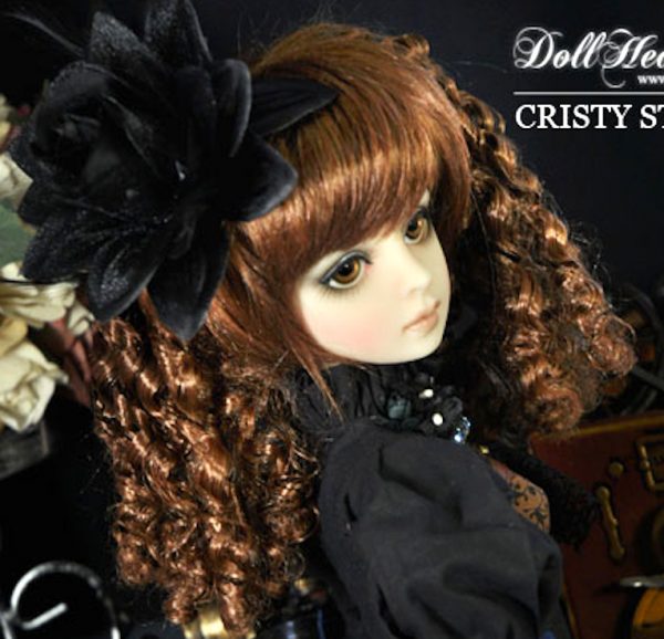 LW-498 Cristy Stone Steampunk Auburn Curly Wig (SD13)