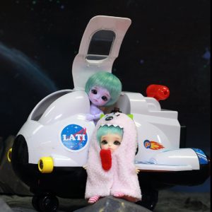 Lati White HK Stellar Monster T Elly Violet Skin Full Set 10cm