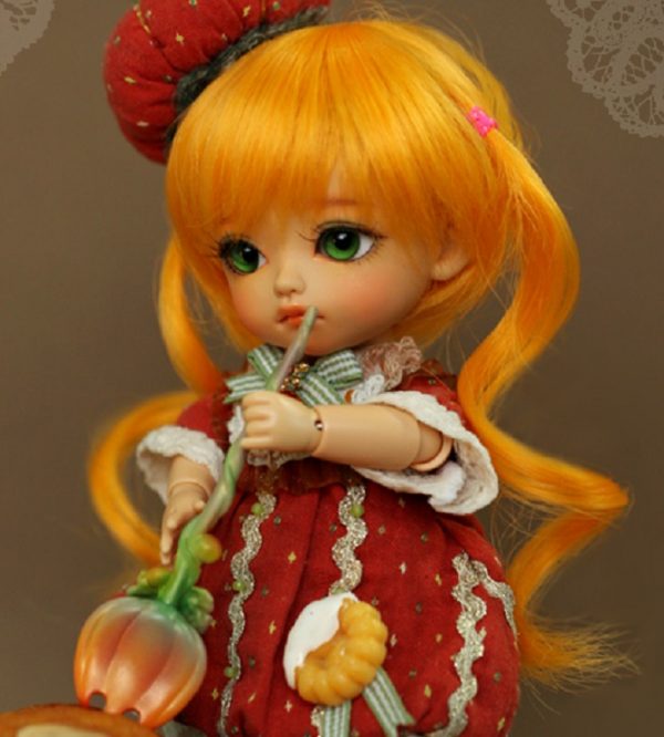 Lati Doll Wig (Pumpkin) Size 5-6