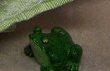 Small Resin Green Frog