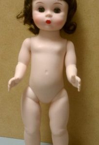 8″ Nude Wendy (Short Brunette/Blue Eyes)