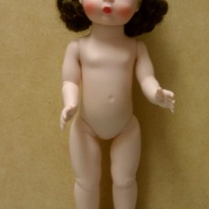 8″ Nude Wendy (Brunette Curly Pigtails/Brown Eyes)