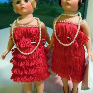 Flapper in Red Portrette 10″ (Brunette Hair) #1118 MIB