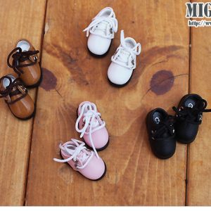 Lace Up Shoe (Brown) 39mm  (3.8cm x 1.8cm) fits Ppinky