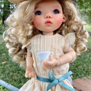 Boneka Ecru Drop Waist Dress