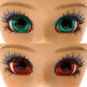 Pullip MIO Eye Chip (Seafoam & Orange)