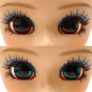Pullip MIO Eye Chip (Teal & Brown)