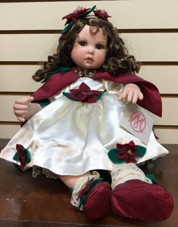Poinsettia 11" Porcelain by Marie Osmond