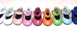 Mary Jane Leather Shoes (Lime) 40mm (Bleuette, Little Fee)