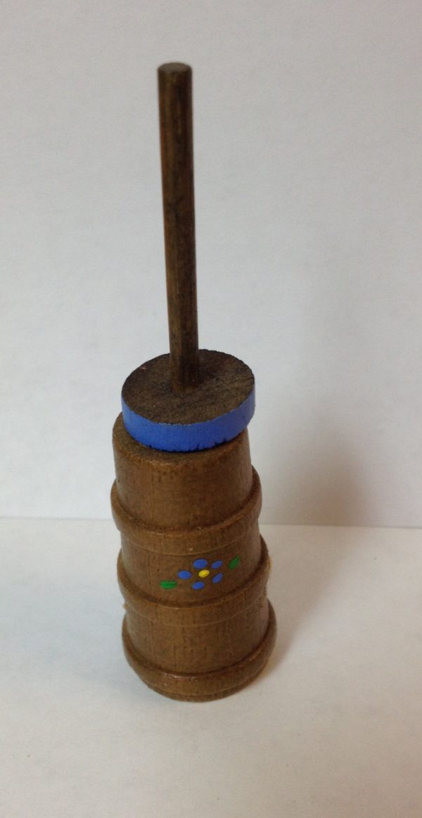 Miniature Butter Churn 3" x 3/4"