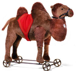 Steiff Mohair Camel on Wheels – 1908 Replica