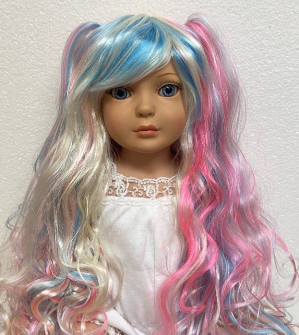 Sweet Princess Wig (Turquoise & Pink) Size 12-13