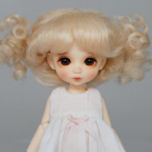 Baby Twin Tail Mohair Wig (Blond) Size 4-5