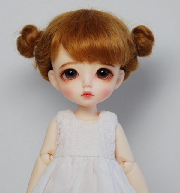 Twin Buns Mohair Wig (Maple) Size 4-5