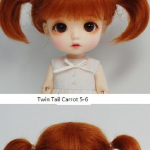 Twin Tail Mohair Wig (Carrot) Size 5-6