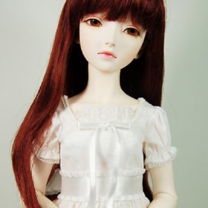 Long Straight Wig (Ginger) Size 9.5-10.5″