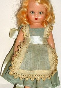 Nancy Ann Blue with White Pinafore