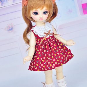 Nomyens Red Floral Dress (10″/Yo-SD/Lati Lime)