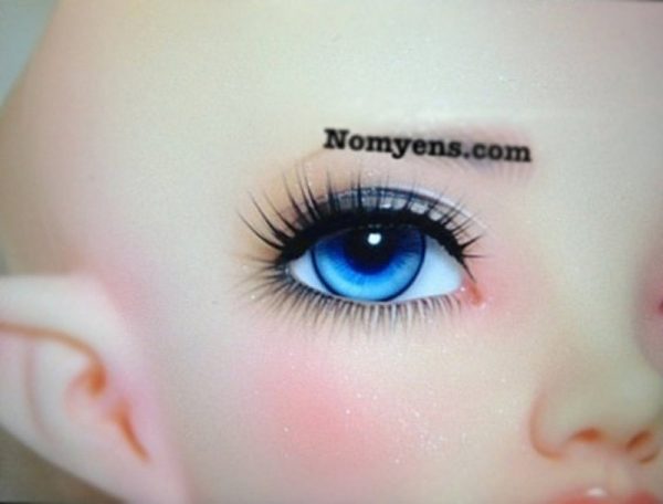 Nomyens Handmade Eyelashes (Strong Black/2 Pair) Lati Size