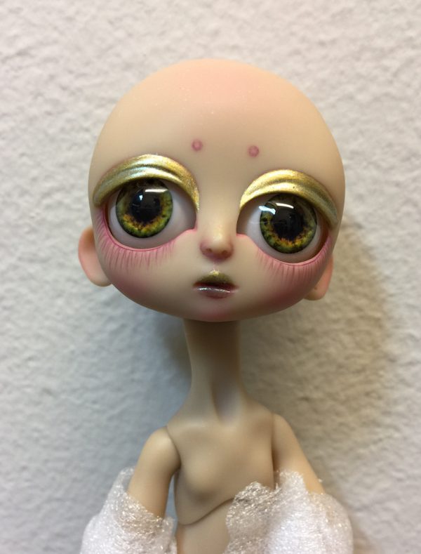 Circus Kane OOAK Sonya Baby Lemur painted by Nefer Cocoa Latte Resin 18cm/7"