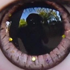 Handmade Resin Round Eyes – (Amber Brown) 18mm