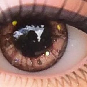 Handmade Resin Round Eyes – (Amber Brown) 12mm