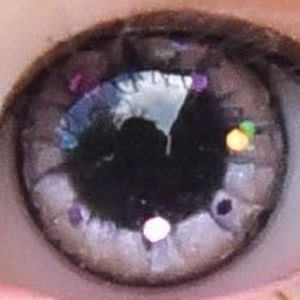 Handmade Resin Round Eyes – (Soft Lilac Brown) 10mm