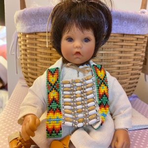NATIVE AMERICAN BABY 1870 – Miniature
