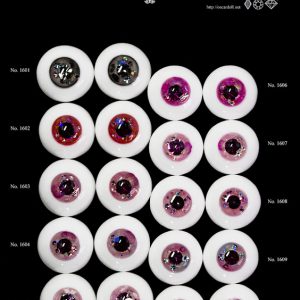 Oscar Doll Crystal Eye (Hot Pink/Petal) No. 1606 16mm