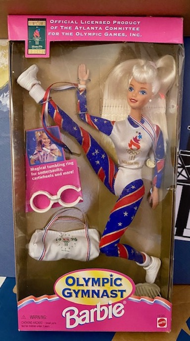 Barbie Gymnastics Playset and Doll with Blonde Hair