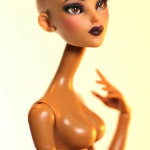 Kadira Dramatic Painted Tan Nude 12.5″ (Resin BJD)