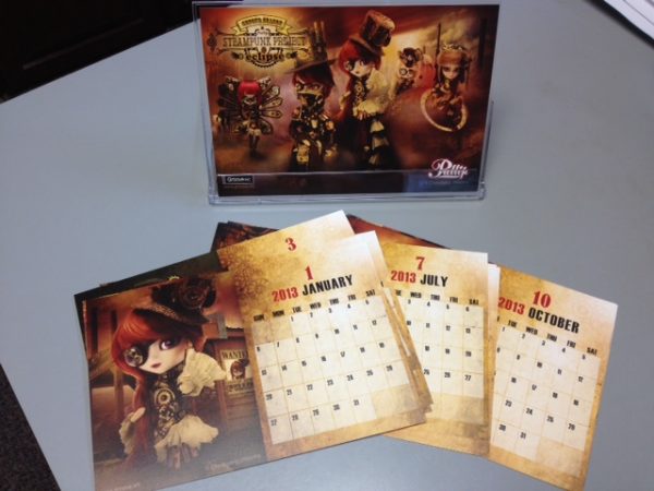 Pullip Steampunk 2013 Calendar