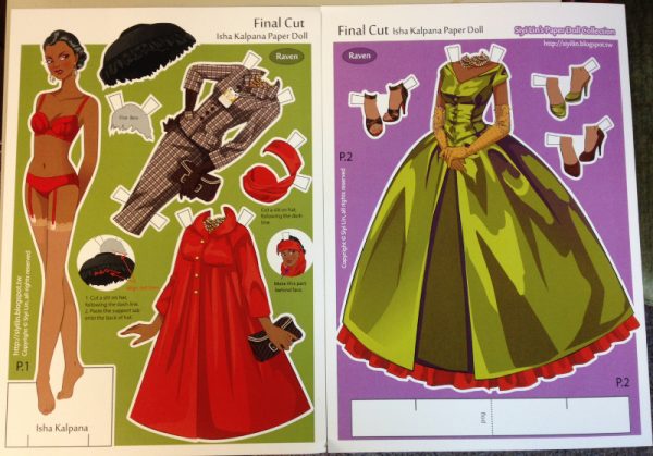 Final Cut Isha Kalpana (Raven) Paper Doll