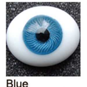 Eyes – Paperweight Glass Oval/Classic  10mm Blue