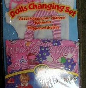 Pink Baby Doll Changing Set (For 12-14″ Dolls)