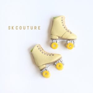 Roller Skates (Yellow) Lati Yellow/Blythe/Momoko/Etc