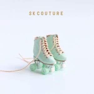 Roller Skates (Mint) Lati Yellow/Blythe/Momoko/Etc