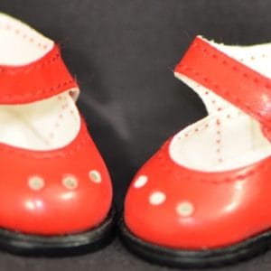 Red Ankle Strap Shoe – Bleuette 40mm