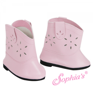 Cowgirl Boots (Pink) 18″