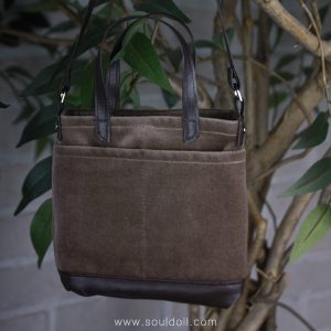 Bag 8 Gray & Dark Brown Tote Bag (Zenith Size) 63cm