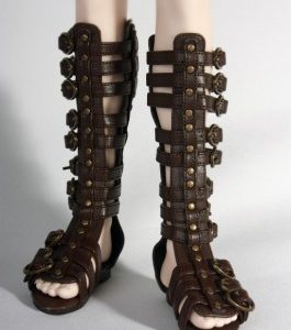 SDGS Brown Gladiator Boots (Vito/Double Boy Size)