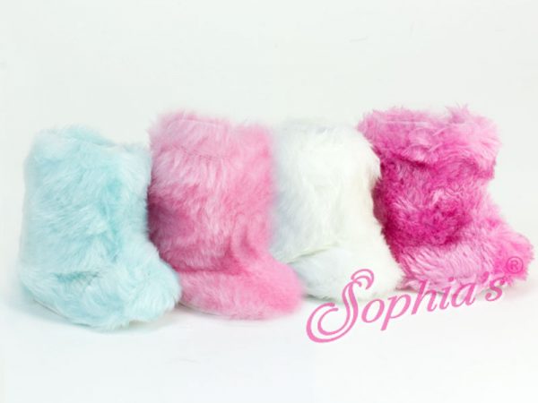Fur Boots (White) 18"