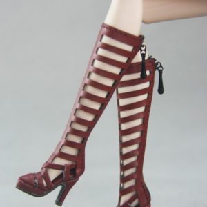Celine Boots (Mahogany) Fits 12″ FR/Barbie/Momoko/Etc