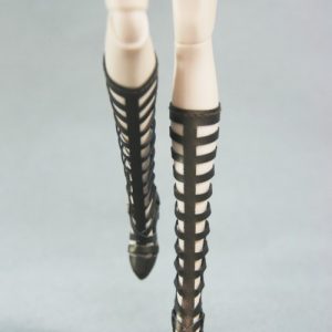 Celine Boots (Bronze) Fits 12″ FR/Barbie/Momoko/Etc