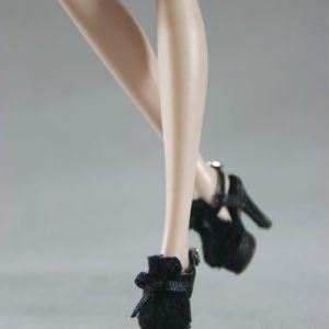 Eva Shoes (Black) Fits 12″ FR/Barbie/Momoko/Etc