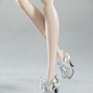 Eva Shoes (Silver) Fits 12″ FR/Barbie/Momoko/Etc