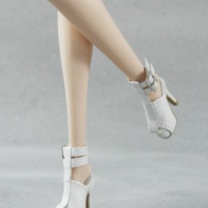 Romy Shoes (White) Fits 12″ FR/Barbie/Momoko/Etc