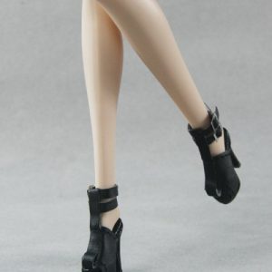 Romy Shoes (Black) Fits 12″ FR/Barbie/Momoko/Etc
