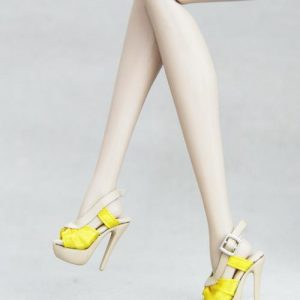 Mia Sandals (Yellow) <b>FR</b> (Fits FR/DG/Mono/Barbie/Etc)